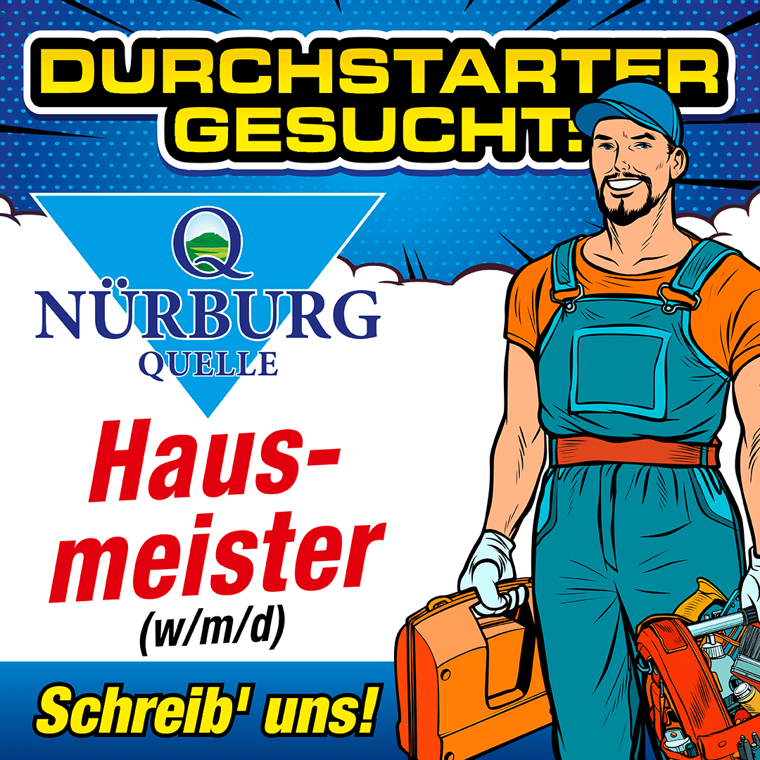 Hausmeister/-in gesucht – Bewirb Dich jetzt bei der Nürburg Quelle!