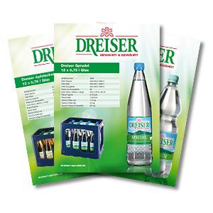 Dreiser Mineralwasser Salesblätter herunterladen – Mineralbrunnen Hermann Kreuter GmbH