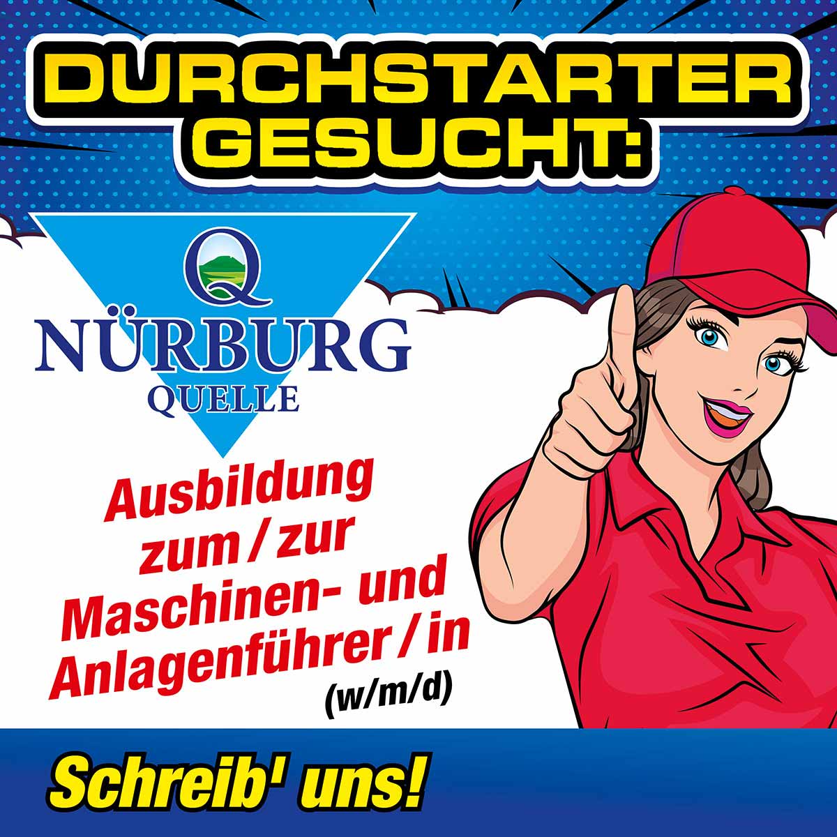 Deine Ausbildung zum/zur Maschinen- und Anlagenführer/in bei der Nürburg Quelle